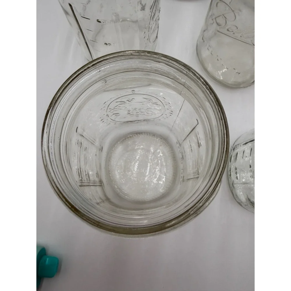Mason Jars Ball Wide Mouth 32oz Clear Glass Quart Canning Jars Set of 7